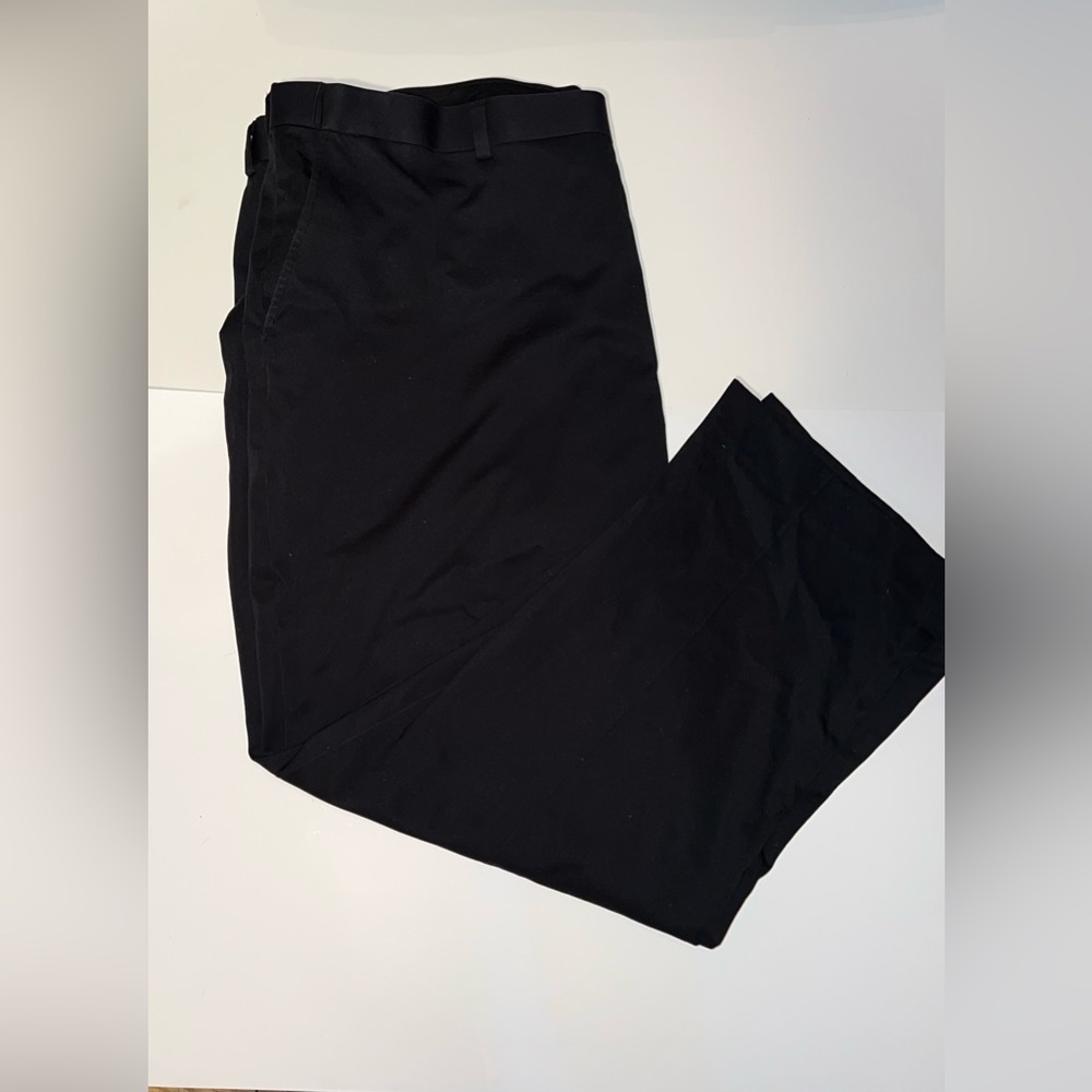 L.L. BEAN men's Black Dress  Pants Size 46